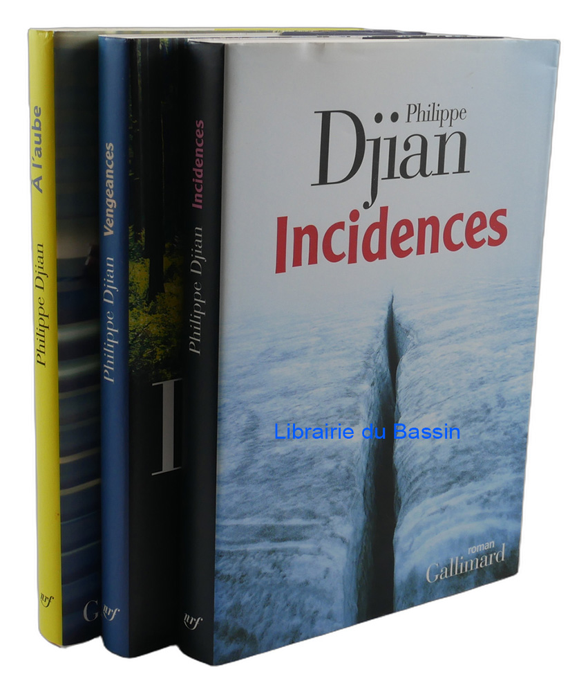 Livre moderne : Lot de 3 livres : Incidences ET Vengeances ET À l'aube