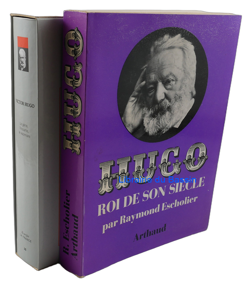 Livre moderne : Lot de 2 livres Victor Hugo Le génie, l'insoumis, le visionnaire [VICTOR HUGO]