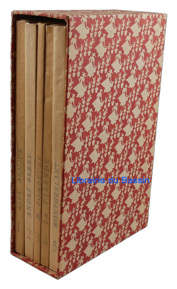 Livre moderne : Coll. "Le Jardin de Candide" 5 Volumes : La guerre meurt au printemps La bague de Jessica Sortilèges vus de près Le roi des Aulnes L'art et la vie - Édition originale