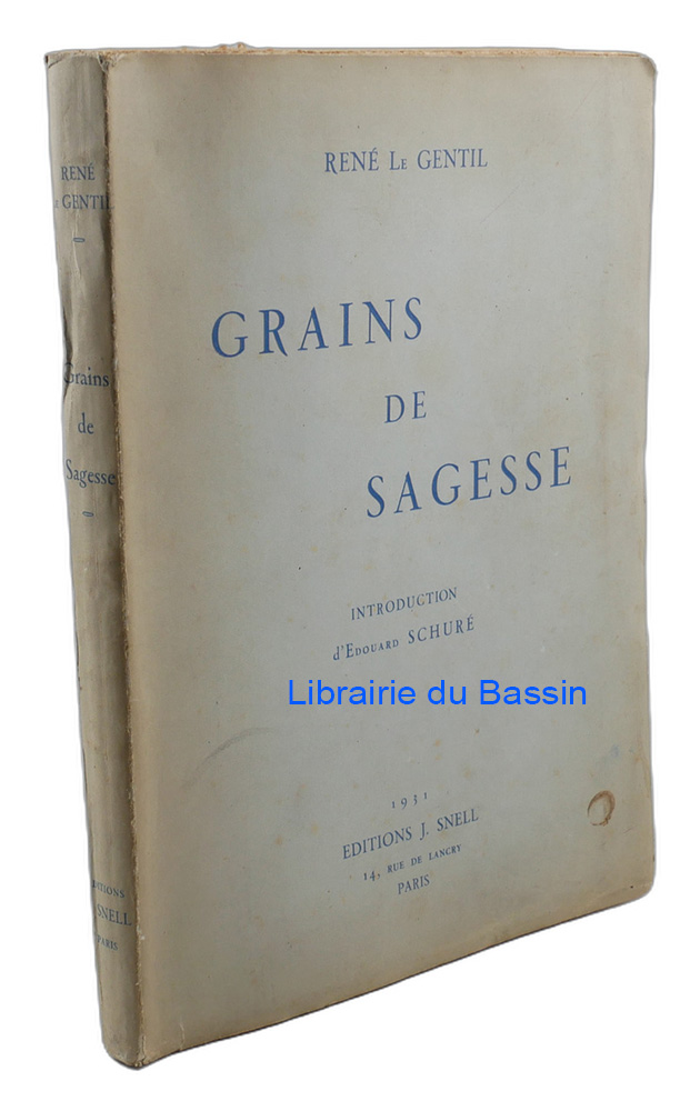 Livre moderne : Grains de sagesse - Édition originale - Envoi autographe