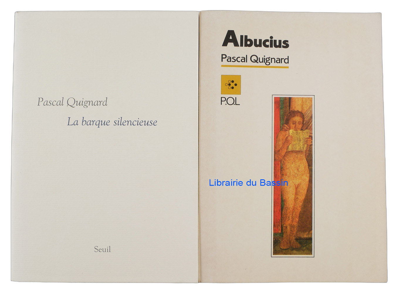 Livre moderne : Lot de 2 livres : Dernier Royaume Tome VI La barque silencieuse ET Albucius
