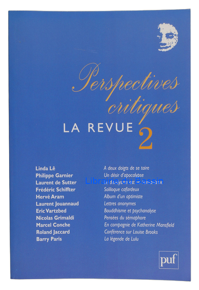 Livre moderne : Perspectives critiques La Revue 2