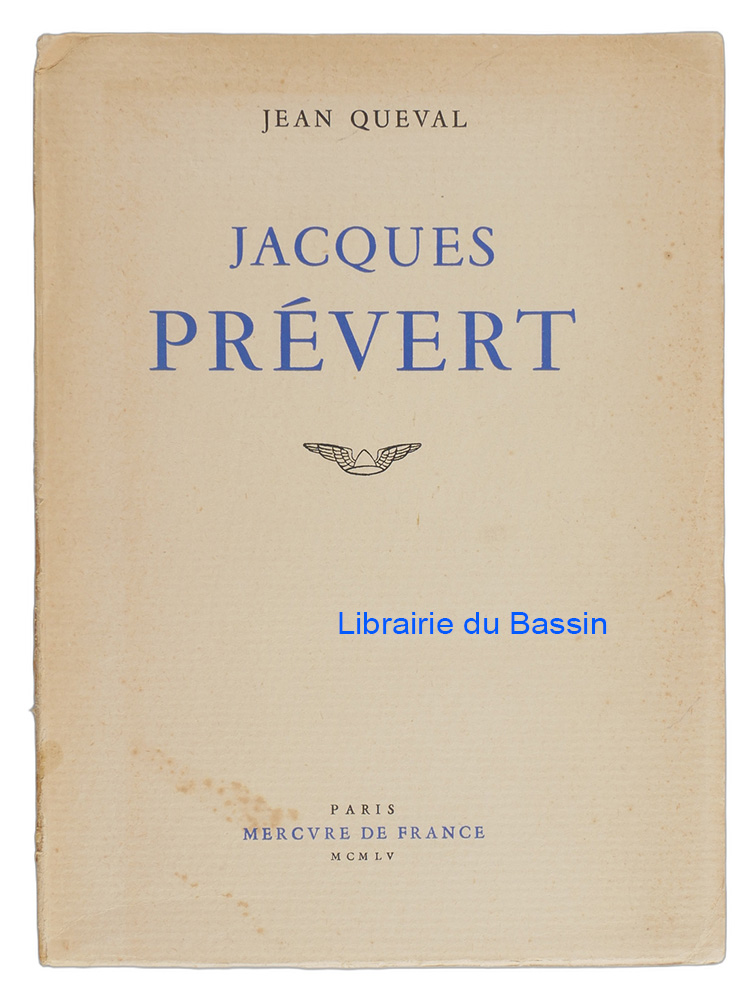 Livre moderne : Jacques Prévert