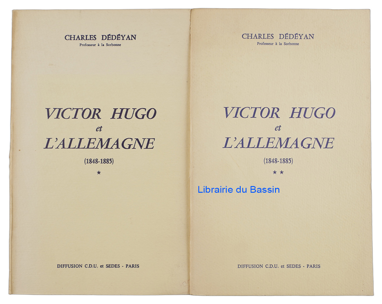 Livre moderne : Victor Hugo et l'Allemagne (1848-1885) 2 Tomes