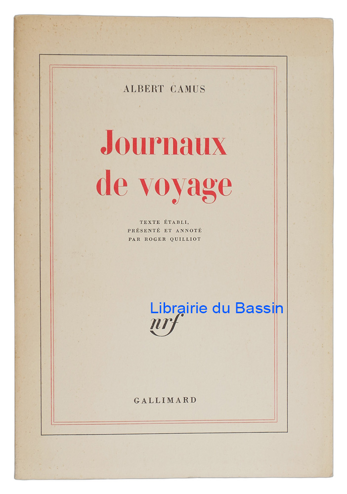 Livre moderne : Journaux de voyage