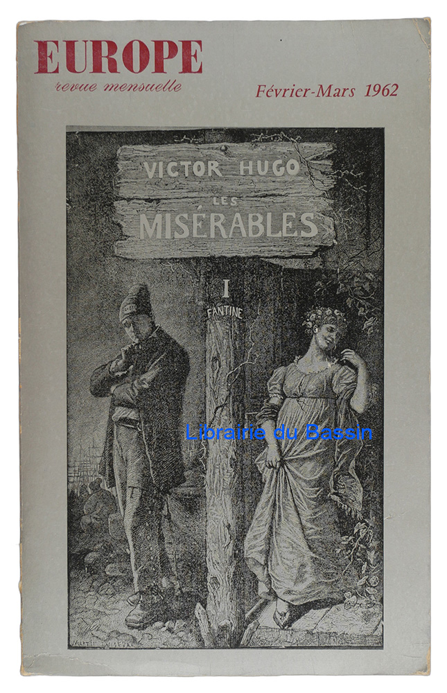 Livre moderne : Europe n°394-395 Victor Hugo Les misérables