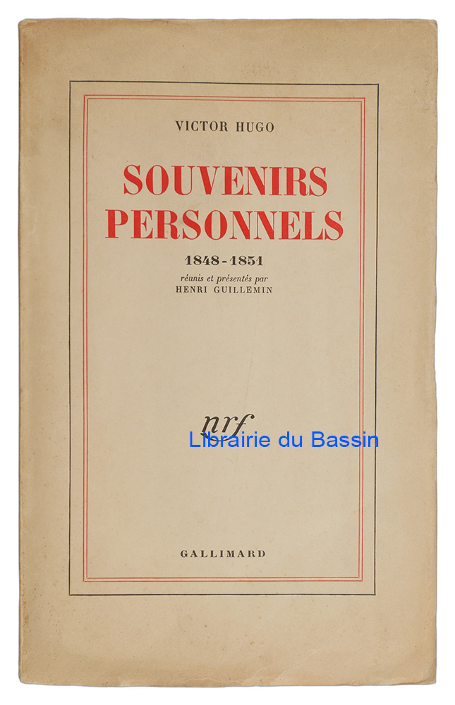 Livre moderne : Souvenirs personnels 1848 1851 - Édition originale