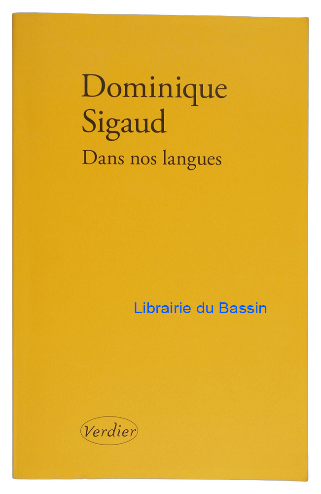 Livre moderne : Dans nos langues