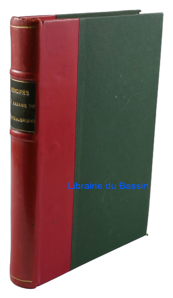 Livre moderne : Mémoires et lettres de Madame de Chateaubriand