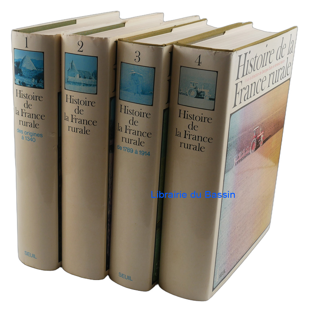 Livre moderne : Histoire de la France rurale 4 Tomes