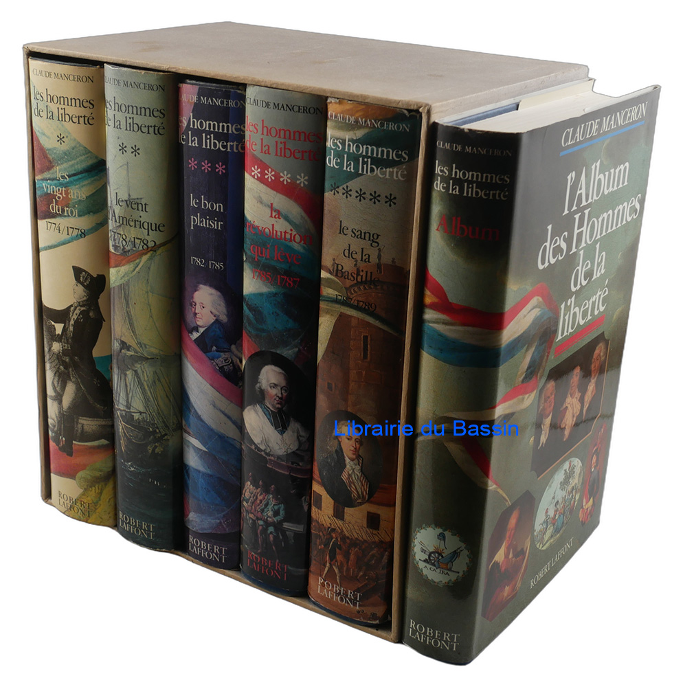 Livre moderne : Les Hommes de la Liberté 6 Tomes - Envoi autographe