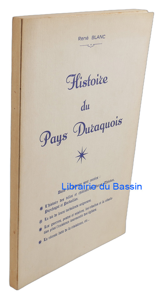 Livre moderne : Histoire du pays duraquois