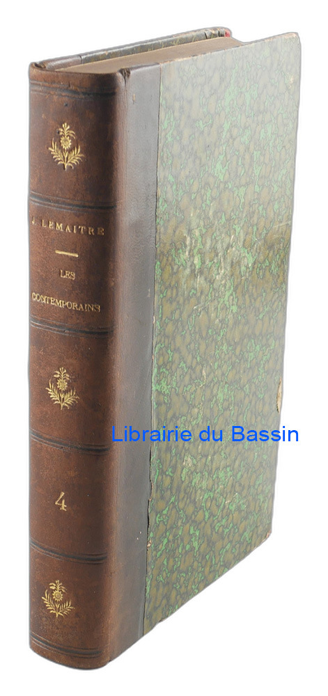 Livre moderne : Les contemporains Études et portraits littéraires Quatrième série