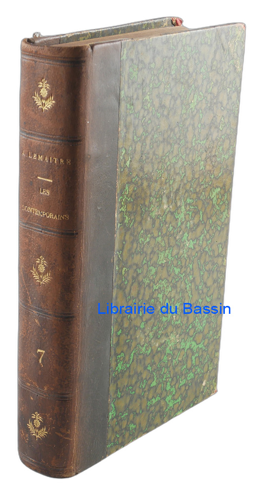 Livre moderne : Les contemporains Études et portraits littéraires Septième série