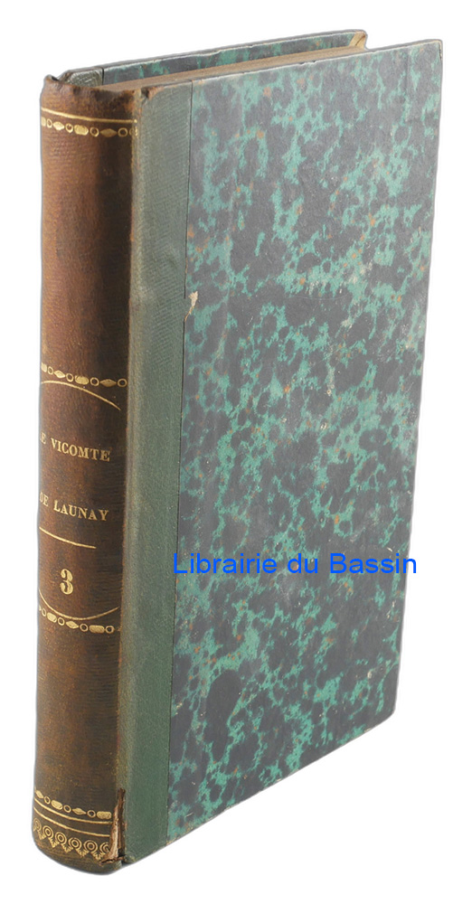 Livre moderne : Le vicomte de Launay Lettres parisiennes Tome troisième