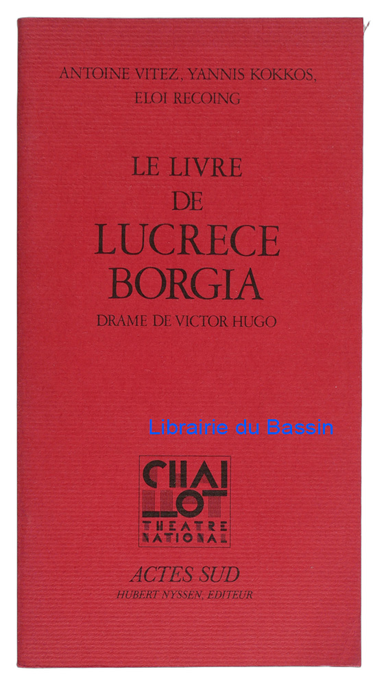 Livre moderne : Le livre de Lucrèce Borgia