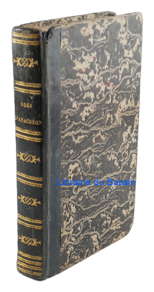 Livre ancien : Odes d'Anacréon traduites en vers sur le texte de Brunck