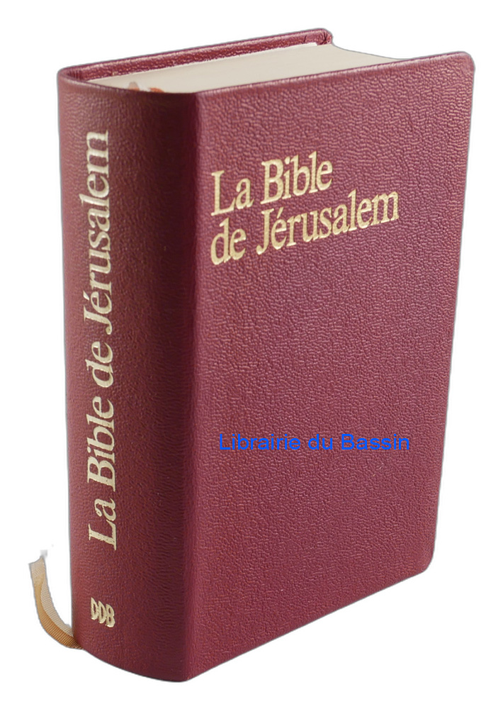 Livre moderne : La Bible de Jérusalem la Sainte Bible traduite en français sous la direction de l'école biblique de Jérusalem