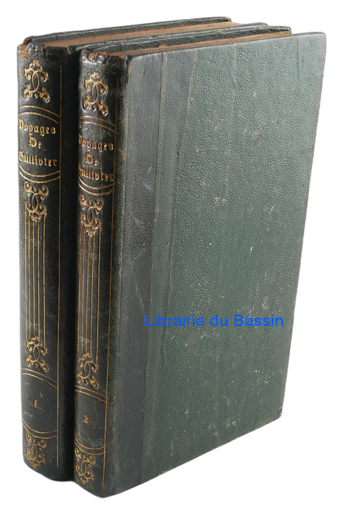 Livre moderne : Voyages de Gulliver dans des contrées lointaines 2 Tomes