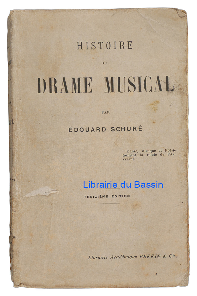 Livre moderne : Histoire du drame musical