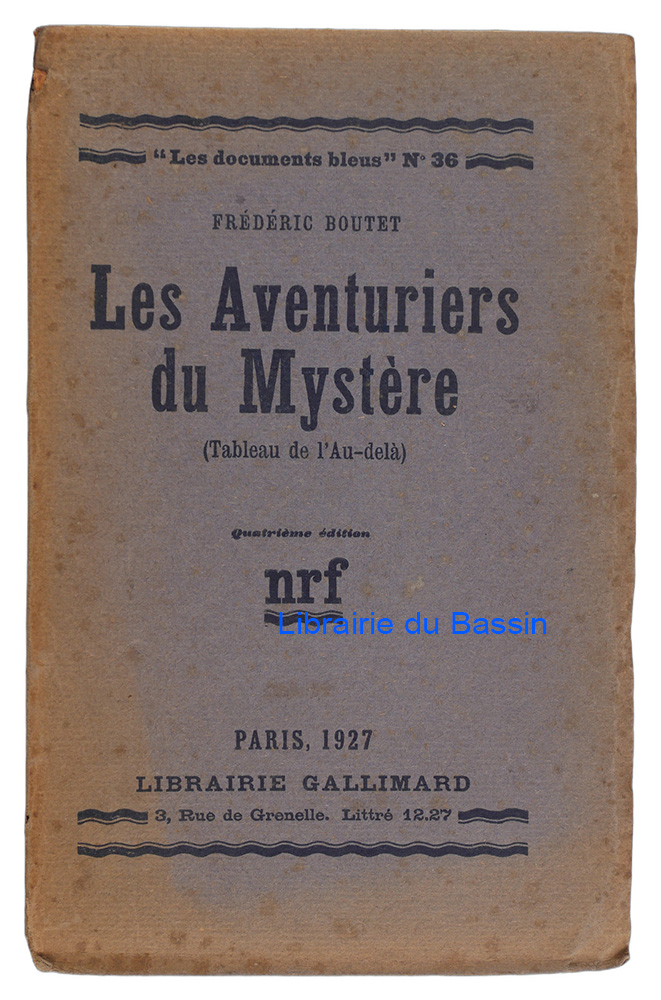 Livre moderne : Les aventuriers du mystère (Tableau de l'au-delà)