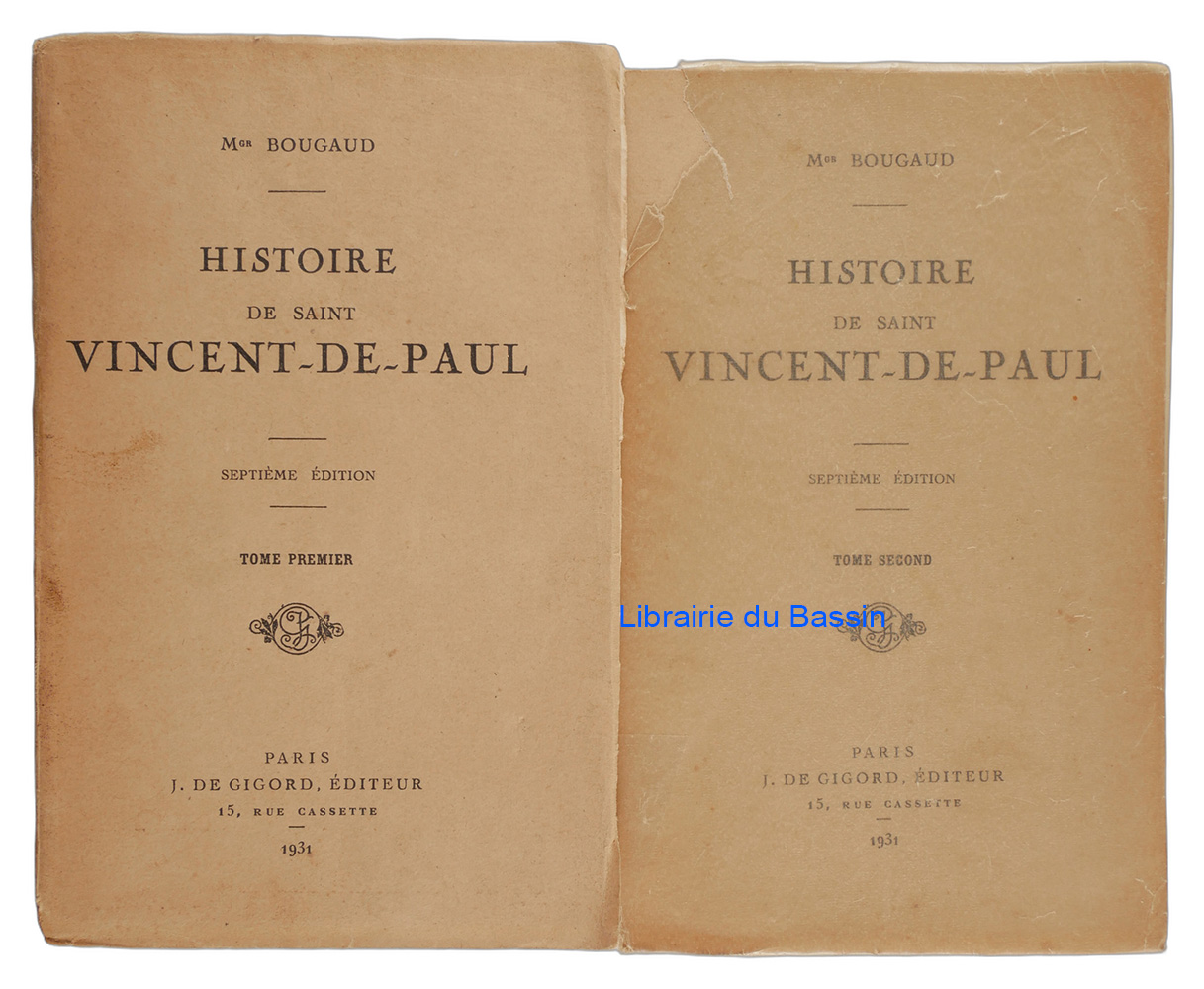 Livre moderne : Histoire de Saint Vincent-de-Paul 2 Tomes