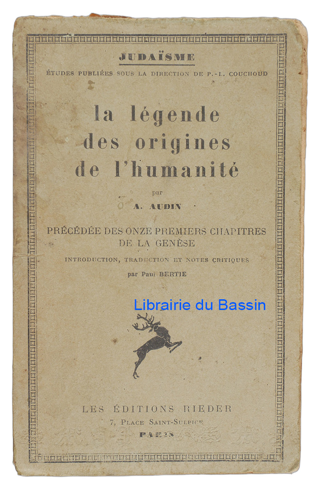 Livre moderne : La légende des origines de l'humanité