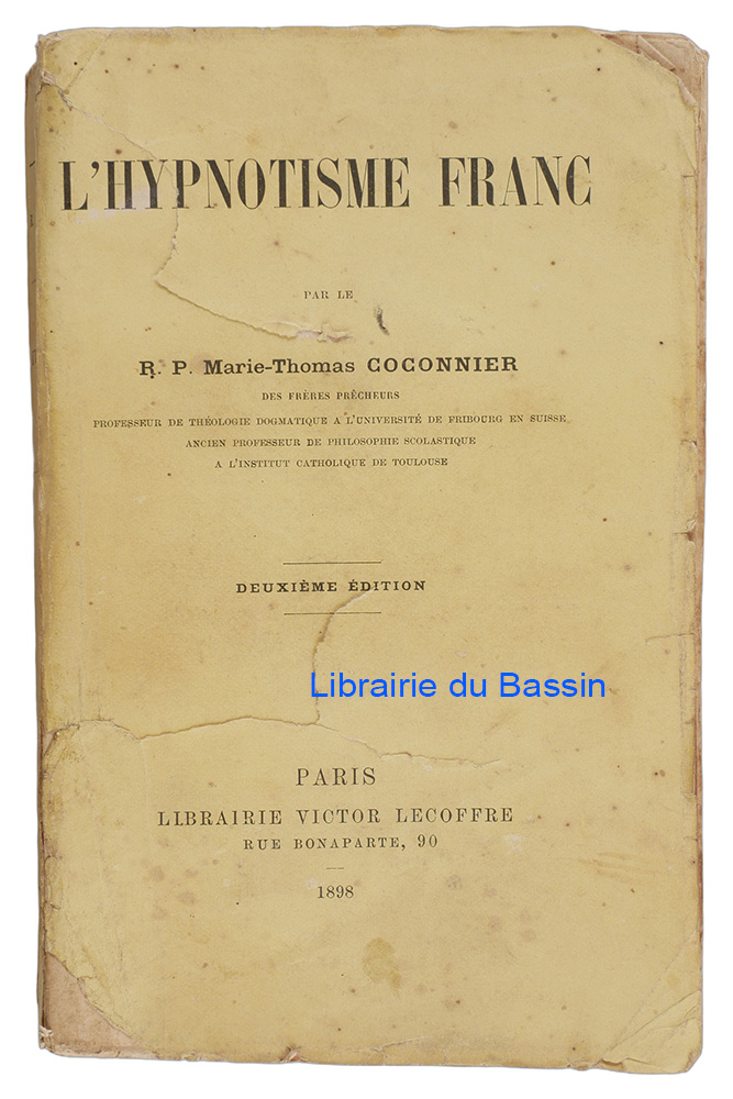 Livre moderne : L'hypnotisme franc