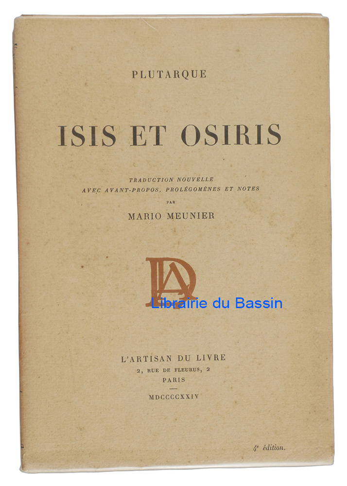 Livre moderne : Isis et Osiris