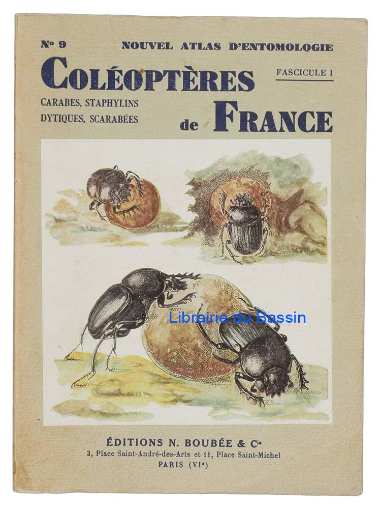Livre moderne : Atlas des coléoptères de France Fascicule I Carabes, Staphylins dytiques, Scarabées