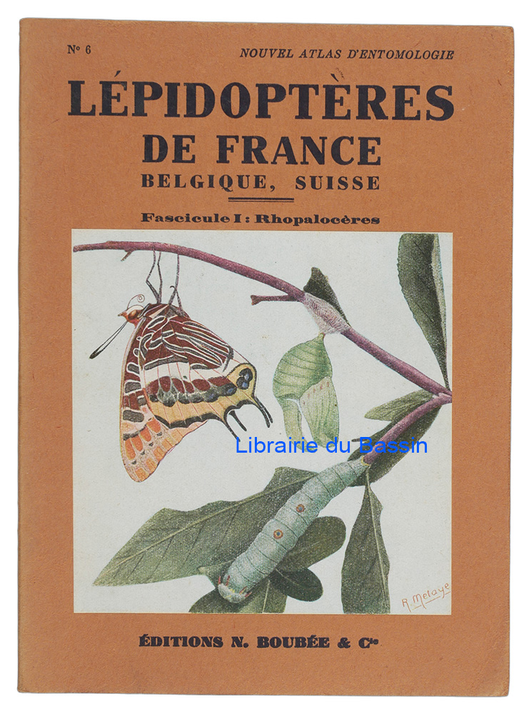 Livre moderne : Atlas des lépidoptères de France Fascicule I Rhopalocères