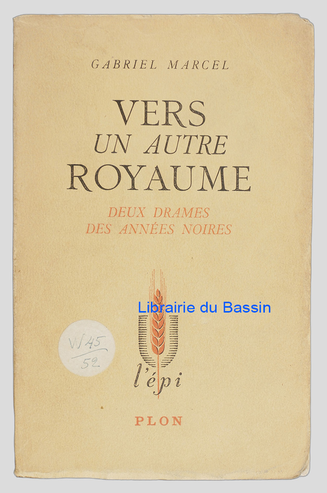 Livre moderne : Vers un autre royaume Deux drames des Années Noires - Édition originale