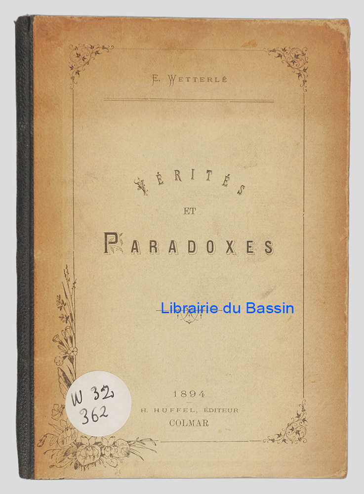 Livre moderne : Vérités et Paradoxes
