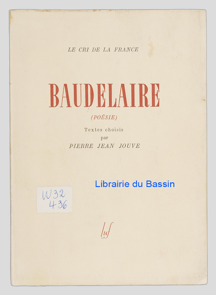 Livre moderne : Baudelaire I. Poésie