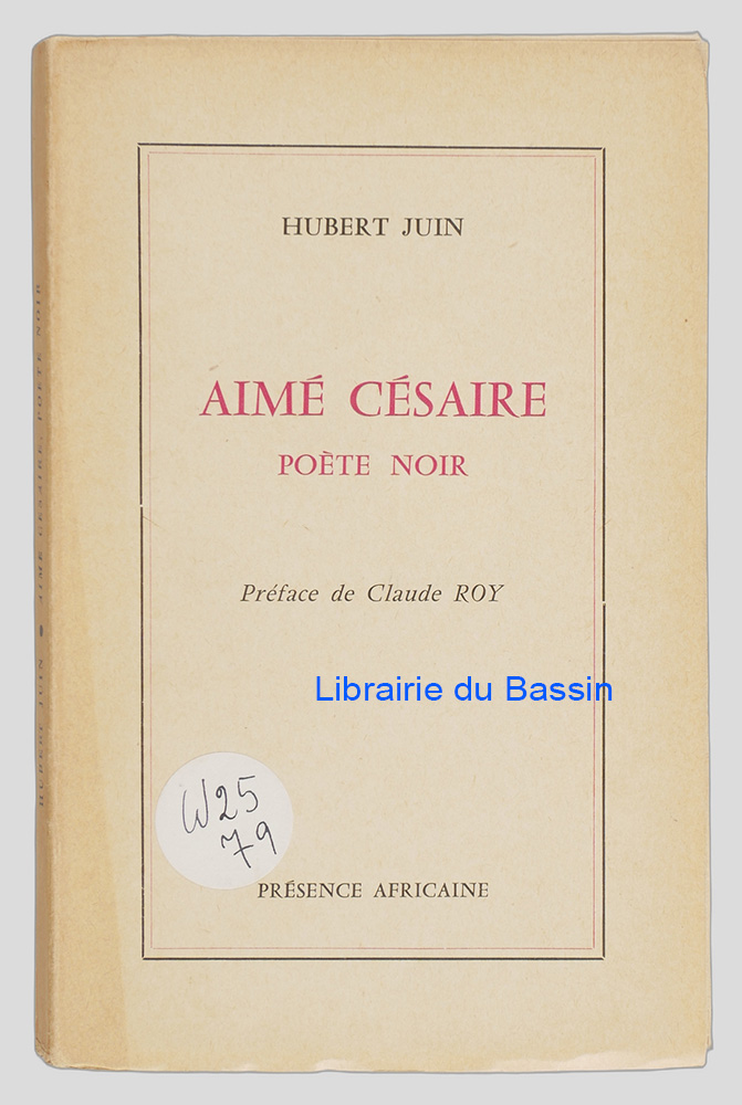 Livre moderne : Aimé Césaire Poète noir