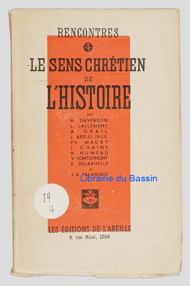 Livre moderne : Le sens chrétien de l'histoire