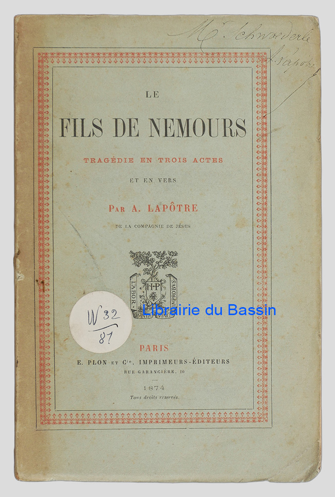Livre moderne : Le fils de Nemours