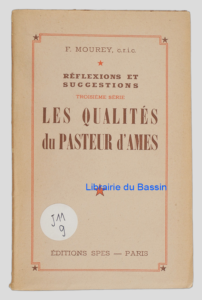 Livre moderne : Réflexions et suggestions Troisième série Les qualités du pasteur d'âmes