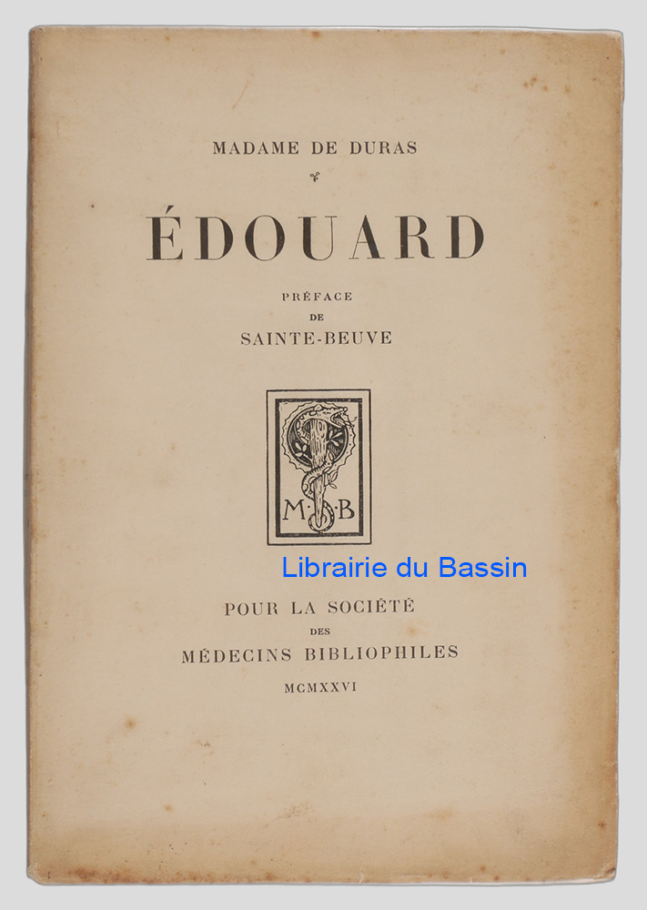 Livre moderne : Édouard - Édition originale