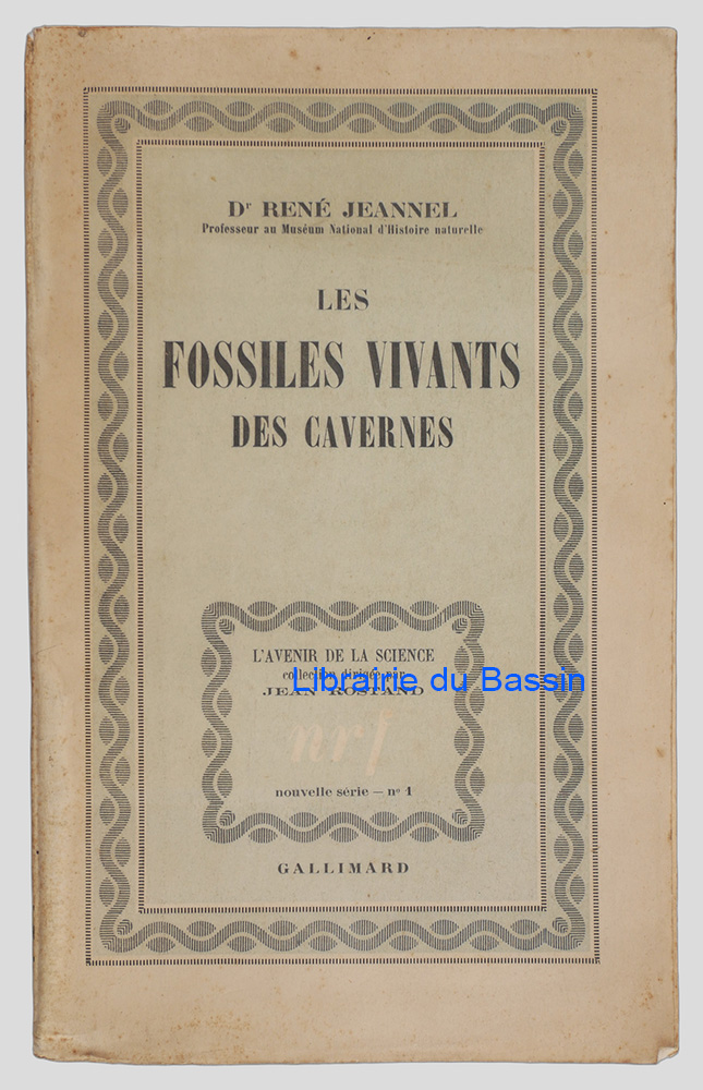 Livre moderne : Les fossiles vivants des cavernes