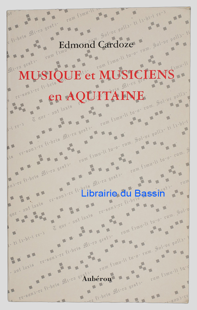 Livre moderne : Musique et musiciens en Aquitaine
