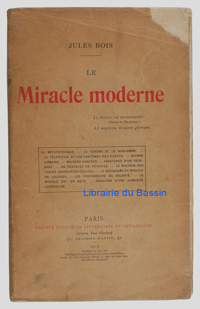 Livre moderne : Le Miracle moderne