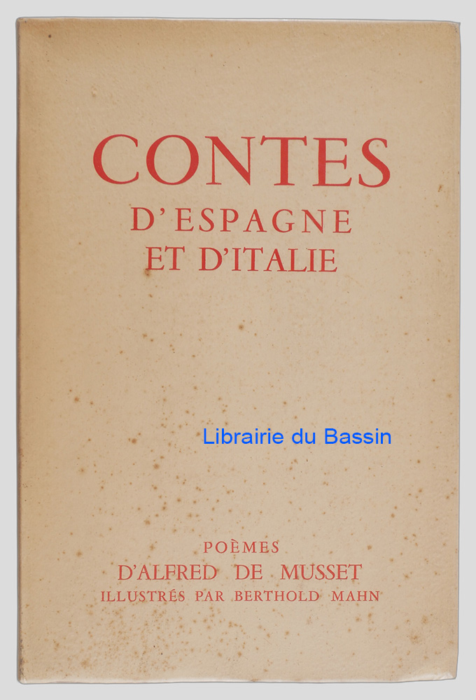 Livre moderne : Contes d'Espagne et d'Italie - Édition originale