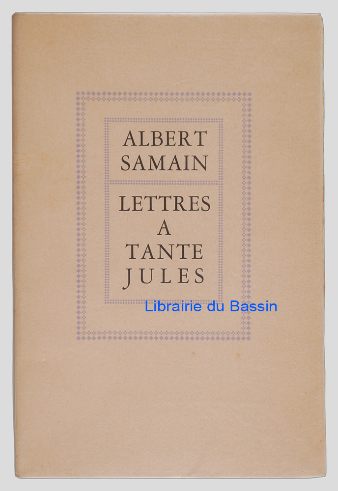 Livre moderne : Lettres à tante Jules - Édition originale