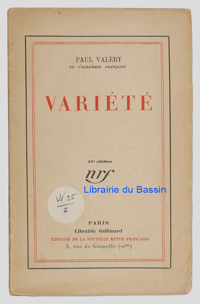 Livre moderne : Variété