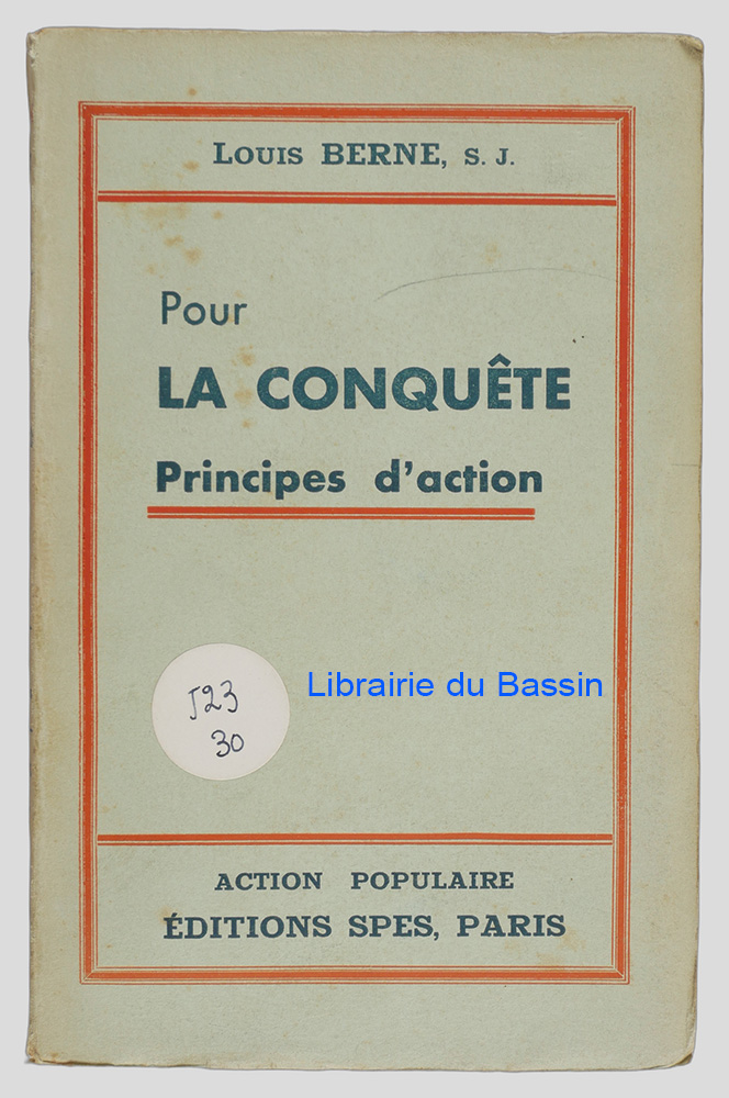 Livre moderne : Pour la conquête Principes d'action