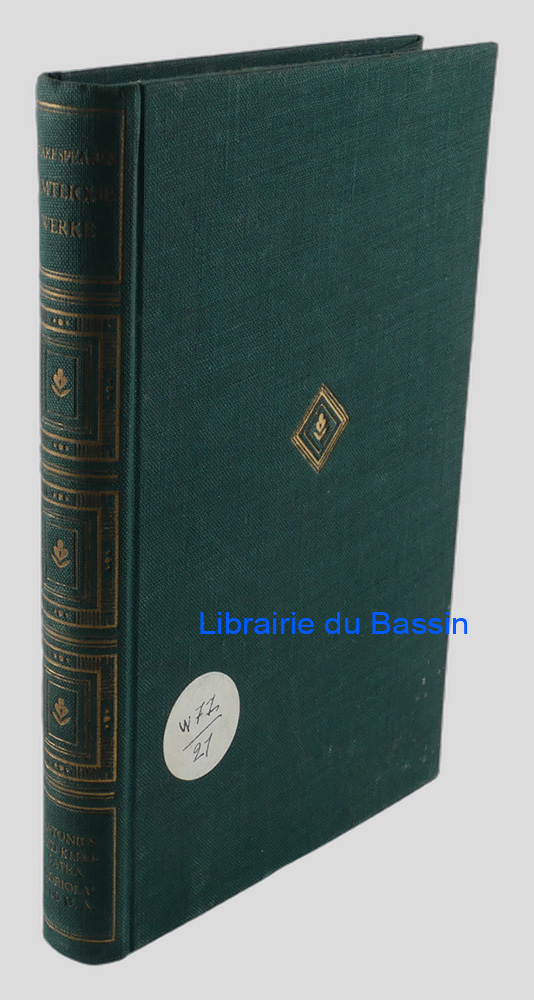 Livre moderne : Shakespeares Dramatische Werke Antonius und Kleopatra Coriolanus Troilus und Cressida