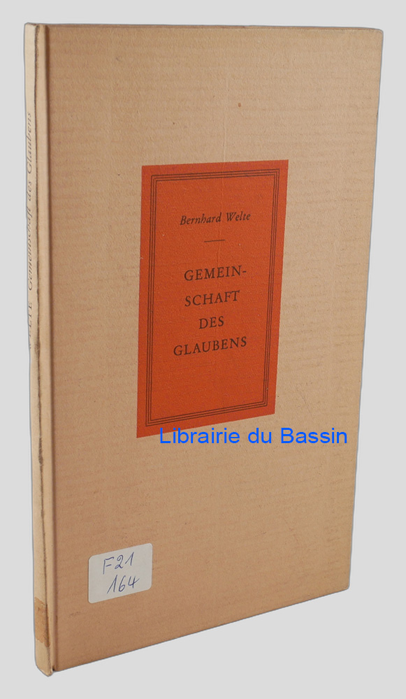 Livre moderne : Gemeinschaft des Glaubens Gedanken über die Kirche
