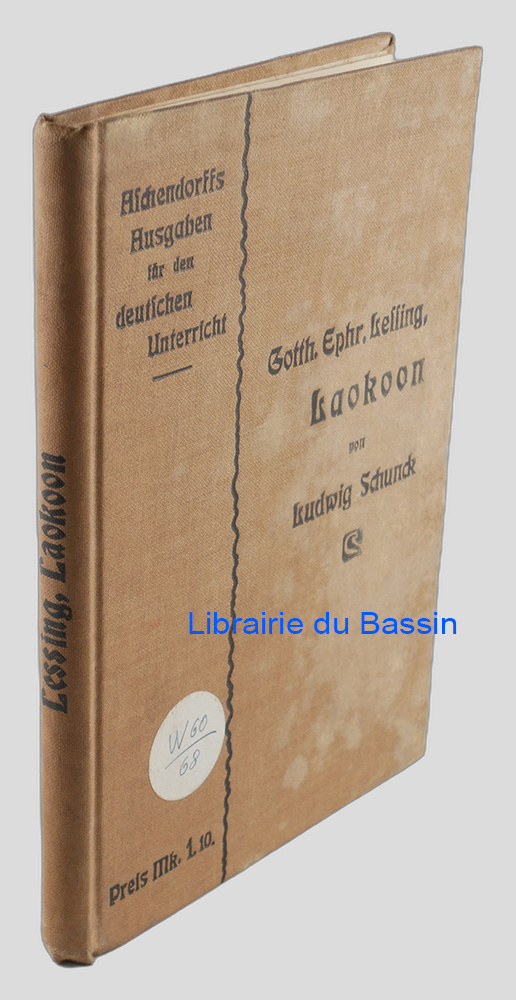 Livre moderne : Laokoon oder über die Grenzen der Malerei und Poesie