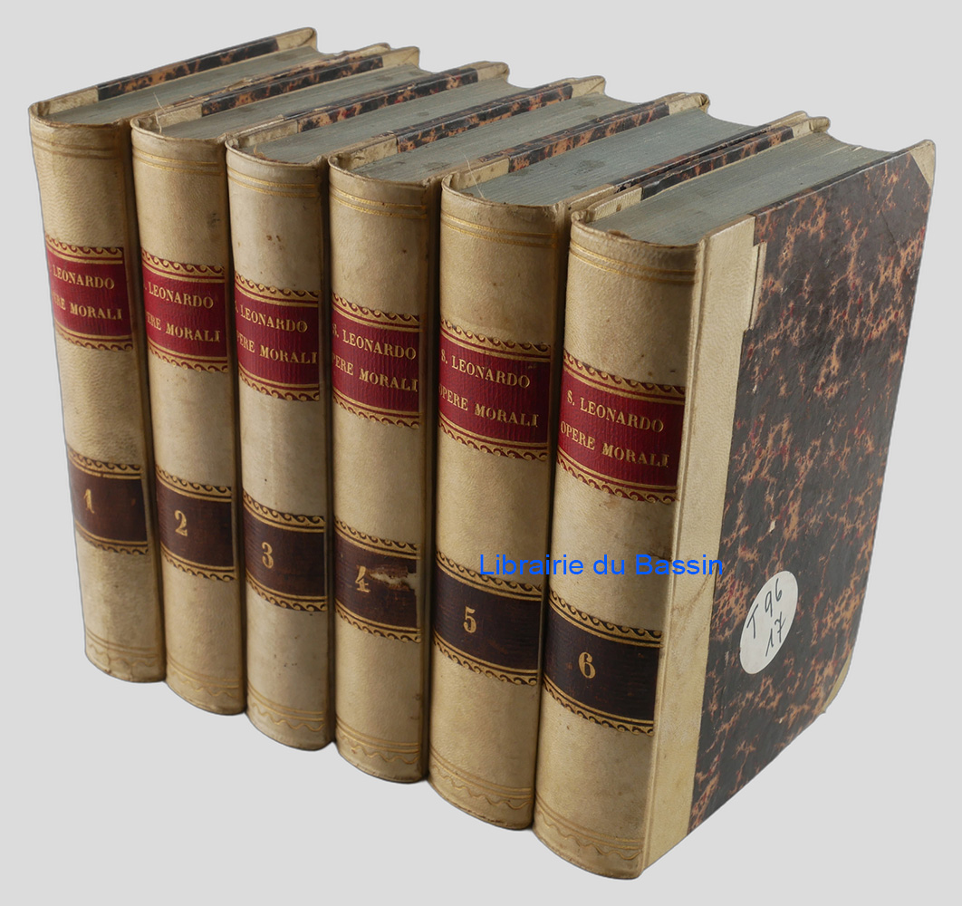 Livre moderne : Raccolta delle opere sacro-morali 6 volumes
